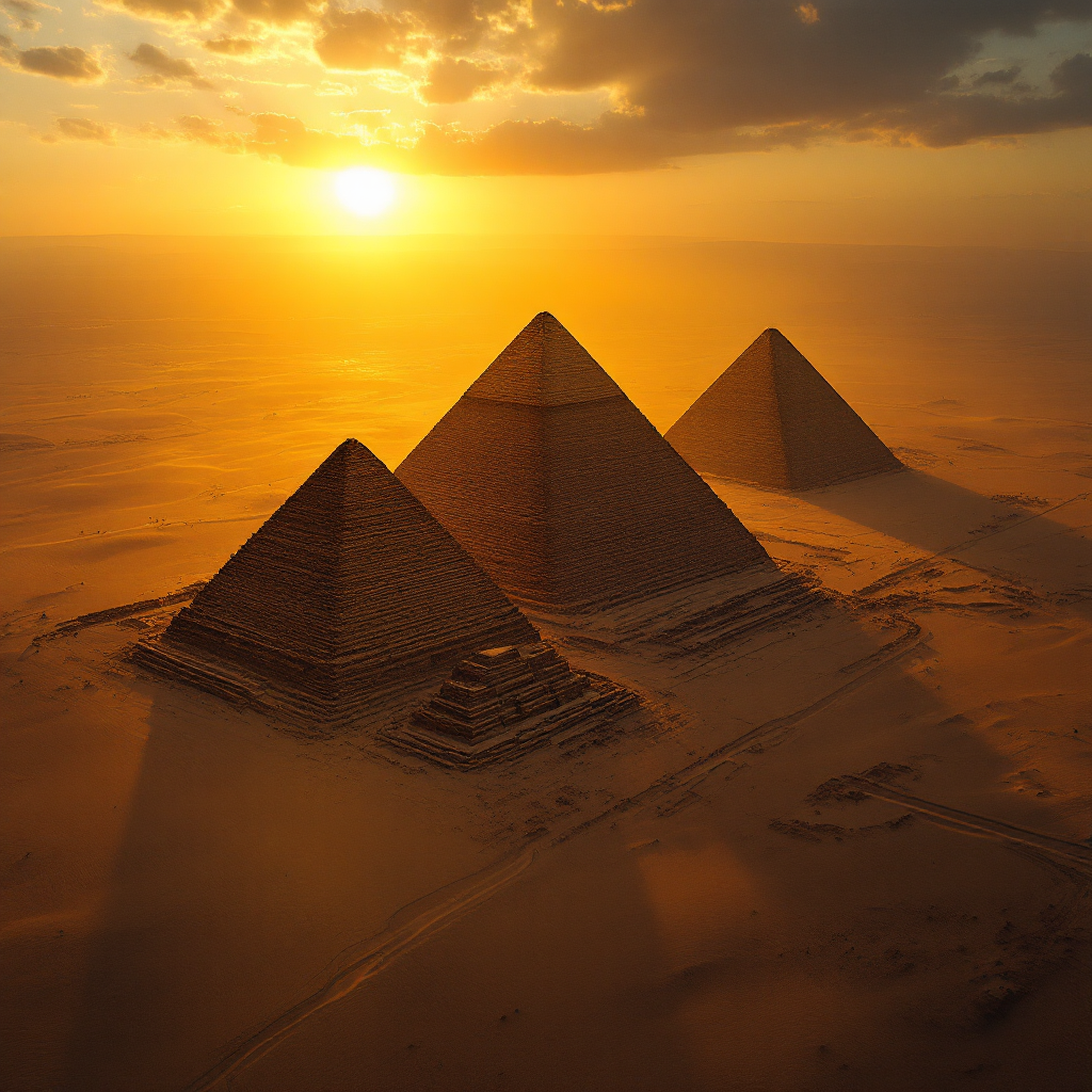how long did it take to build the pyramids