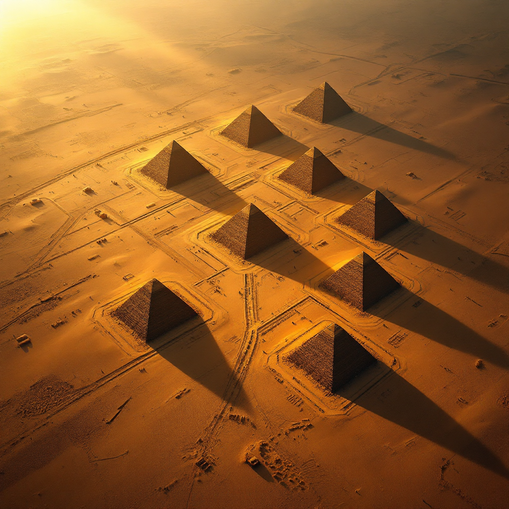 what is under the pyramids
