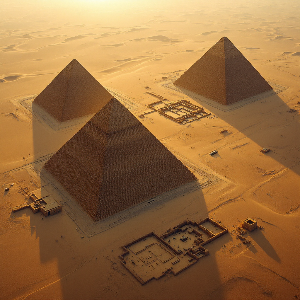were the pyramids built by slaves